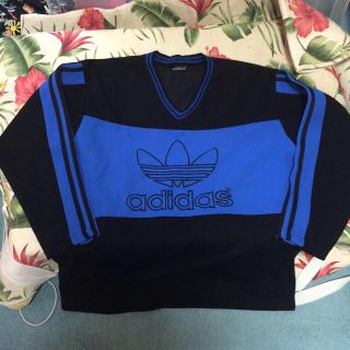 アディダス(adidas)のadidas メッシュ 黒 青 長袖(Tシャツ(長袖/七分))