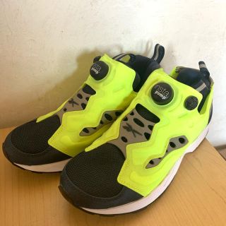 リーボック(Reebok)のReebok 黄紺 ポンプフューリー(スニーカー)