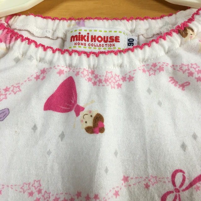 mikihouse(ミキハウス)のミキハウス リーナちゃん パジャマ上下セット キッズ/ベビー/マタニティのキッズ服女の子用(90cm~)(パジャマ)の商品写真