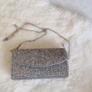 バーニーズニューヨーク(BARNEYS NEW YORK)の♡クラッチ mini ♡ 美品  2way 定価28000 スパンコール(クラッチバッグ)