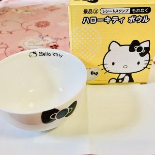 サンリオ(サンリオ)の非売品✩.*˚ハローキティー白いボウルのお皿✩.*˚(食器)