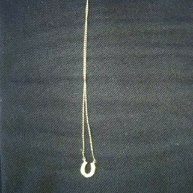 K18ダイヤ馬蹄ネックレス