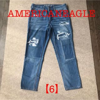 アメリカンイーグル(American Eagle)のAMERICAN EAGLE ♡ ダメージ ジーンズ(デニム/ジーンズ)