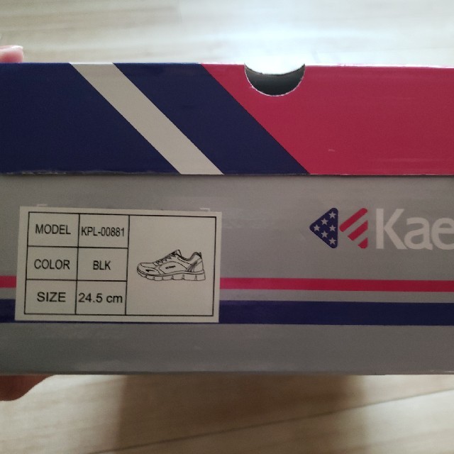 Kaepa(ケイパ)の新品　kaepa シューズ　靴　ケイパ　ブラック　ピンク　スニーカー　低反発 レディースの靴/シューズ(スニーカー)の商品写真