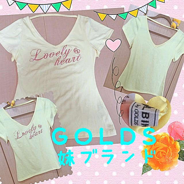 GOLDS infinity(ゴールズインフィニティ)のGOLDS♡妹ブランド レディースのトップス(Tシャツ(半袖/袖なし))の商品写真