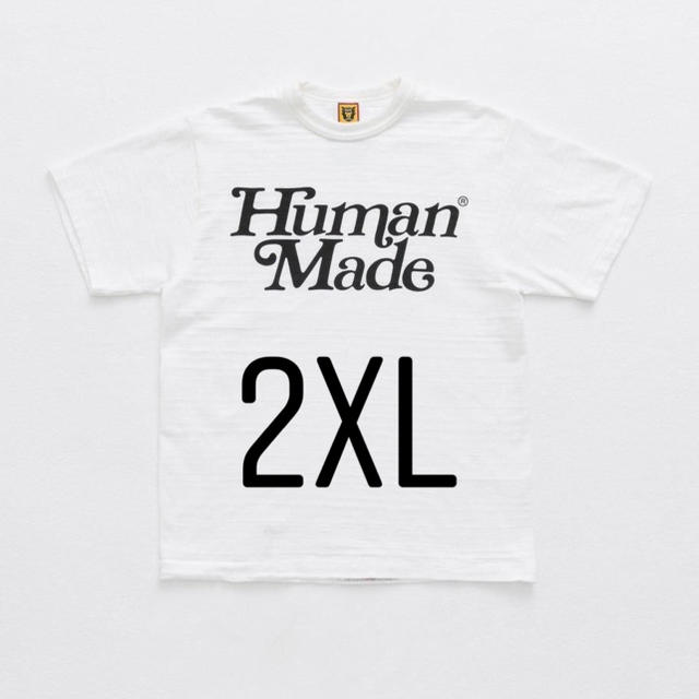 GDC(ジーディーシー)のhuman made gdc tee 白 2XL メンズのトップス(Tシャツ/カットソー(半袖/袖なし))の商品写真