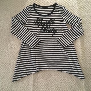 ザラ(ZARA)の美品‼︎  ボーダーカットソー(カットソー(長袖/七分))