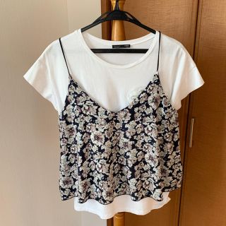 ユニクロ(UNIQLO)の花柄キャミソール(キャミソール)