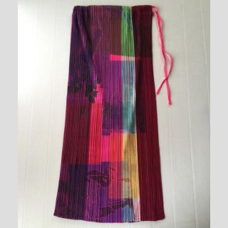 イッセイミヤケ(ISSEY MIYAKE)のPLEATS PLEASE 巻きスカート(ロングスカート)