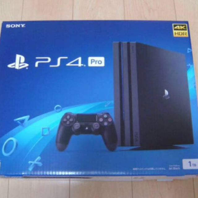 ゲームソフト/ゲーム機本体PlayStation 4 Pro ジェット・ブラック 1TB