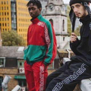 Supreme Split Track Jacket Black