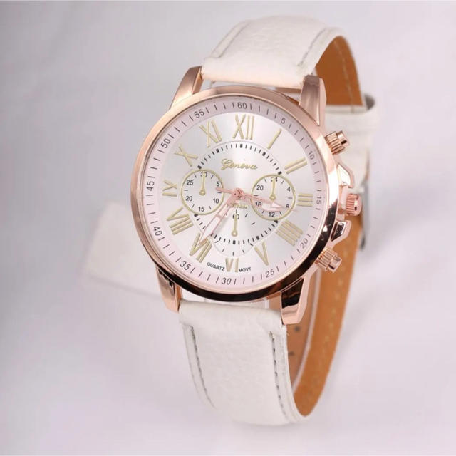 モテカワ腕時計 白 レディースのファッション小物(腕時計)の商品写真