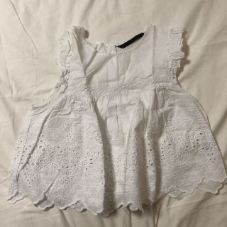 ザラ(ZARA)のZARA フリルブラウス xs(シャツ/ブラウス(半袖/袖なし))