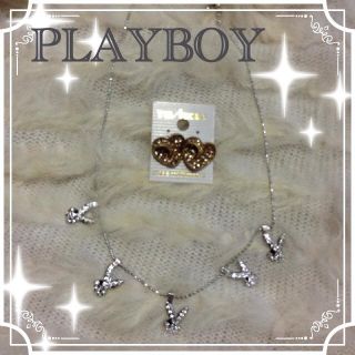 プレイボーイ(PLAYBOY)のピアス&ネックレス❤SET(ネックレス)