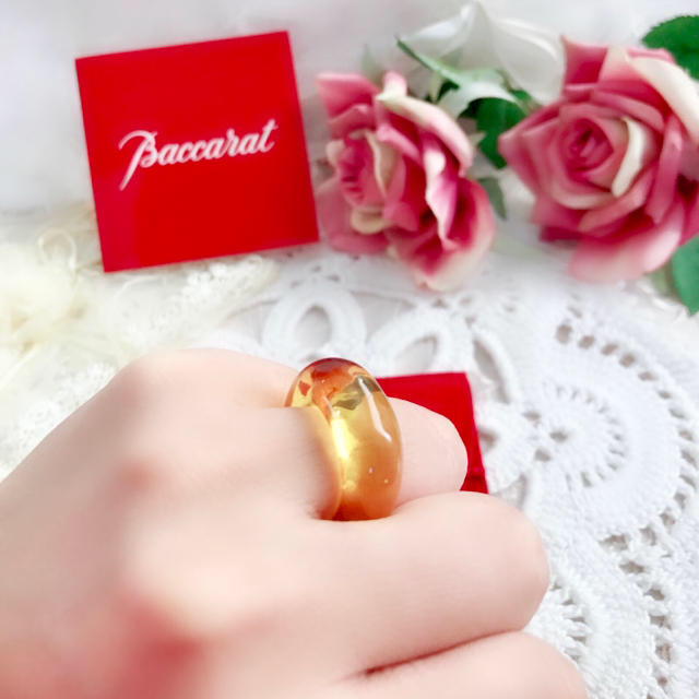 Baccarat - バカラ リング トパーズカラー Baccarat 指輪の通販 Baccarat - バカラ リング トパーズカラー Baccarat 指輪の通販