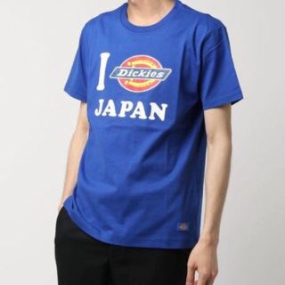 ディッキーズ(Dickies)のディッキーズ  プリントTシャツ 青 L(Tシャツ/カットソー(半袖/袖なし))