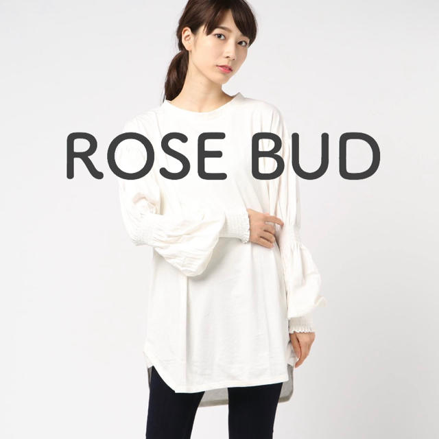 ROSE BUD(ローズバッド)の(ROSE BUD)袖コンシャスカットソー レディースのトップス(カットソー(長袖/七分))の商品写真