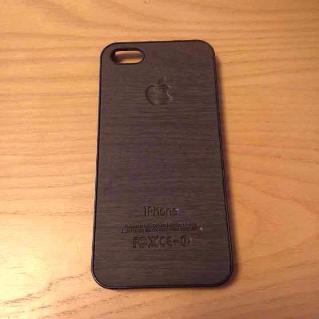 新品iPhone5/5sウッド調ケース スマホ/家電/カメラのスマホアクセサリー(モバイルケース/カバー)の商品写真