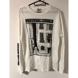 ヒステリックグラマー(HYSTERIC GLAMOUR)のHYSTERIC GLAMOUR 17AW/COMICS PT長袖T/S/WHT(Tシャツ/カットソー(七分/長袖))