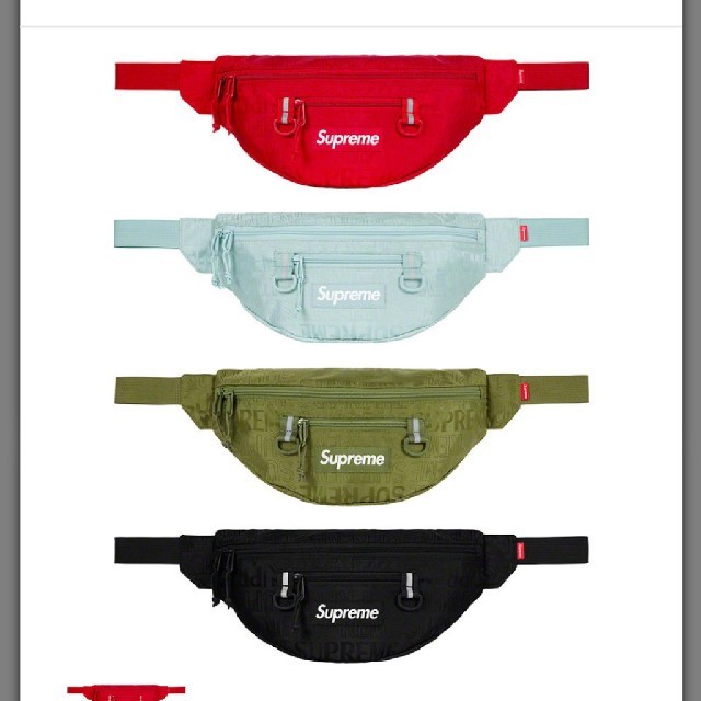 supreme Waist Bag red 2019