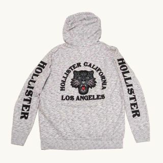 ホリスター(Hollister)の★新品/SALE★ホリスター★スウェットプルオーバーパーカー(Grey/XXL)(パーカー)