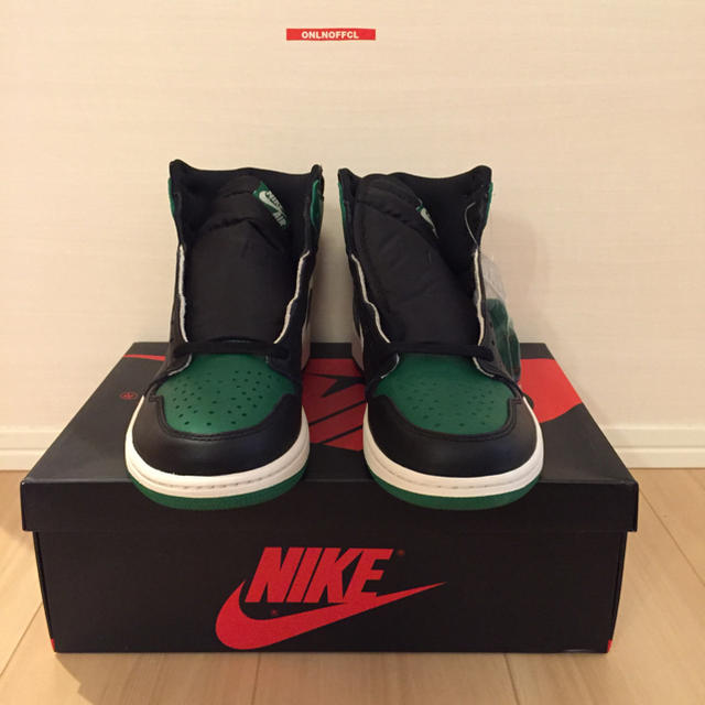 【最安値】NIKE AIR JORDAN 1 PINE GREEN 27.5cm