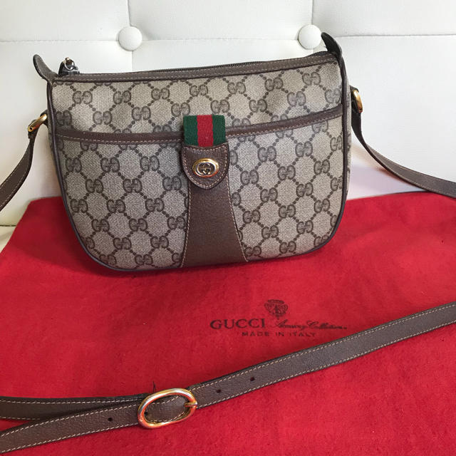 美品 GUCCI オールド グッチ シェリーライン ショルダー バッグ 大特価