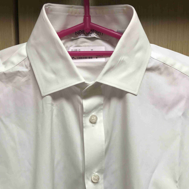 Neil Barrett ニールバレットドレスシャツ 白シャツ 長袖 40 M