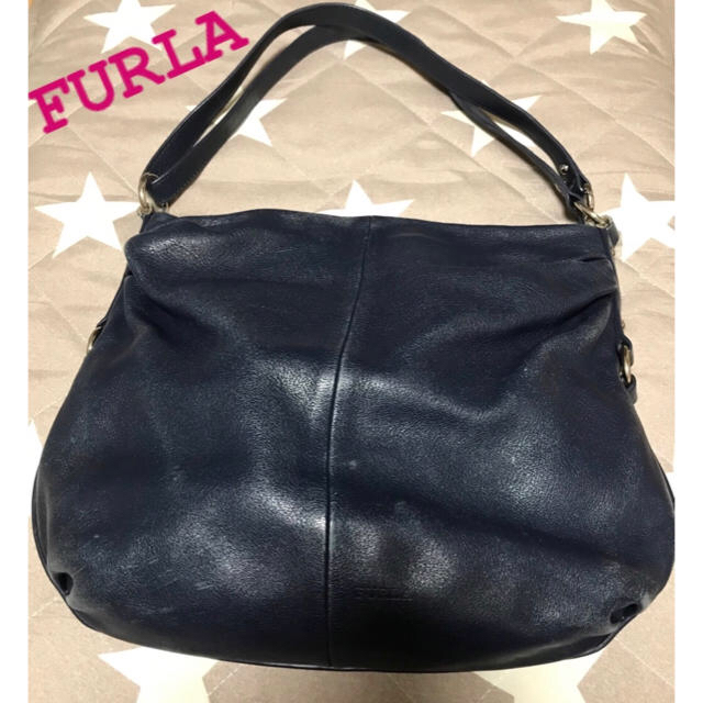 Furla - FURLA 2WAYバッグ ネイビーの通販 by そらたん's shop｜フルラならラクマ