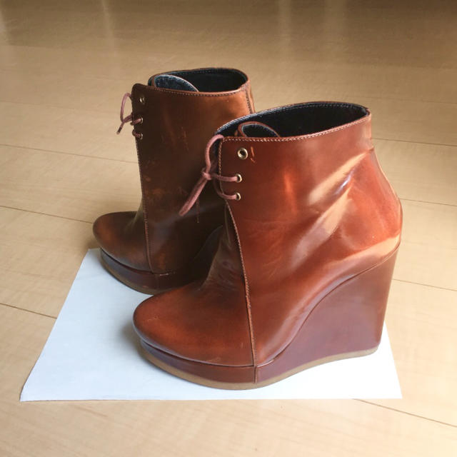 Jil Sander(ジルサンダー)のJIL SANDER ウエッジショートブーツ レディースの靴/シューズ(ブーツ)の商品写真