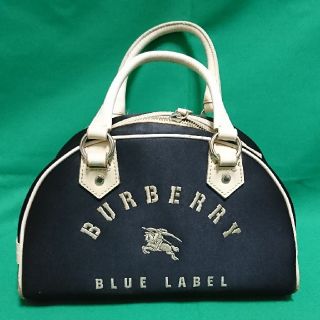 正規品 BURBERRY ミニボストンバッグ BLUE LABEL