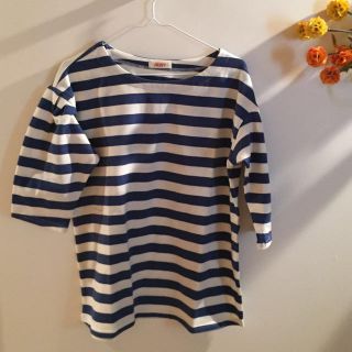 フェリシモ(FELISSIMO)のNUSY  ボーダートップス(Tシャツ(長袖/七分))