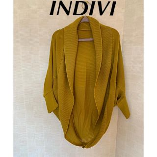 インディヴィ(INDIVI)の美品☆INDIVI  カーディガン(カーディガン)