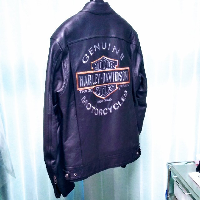 Harley Davidson(ハーレーダビッドソン)の本革ジャケット(Harley Davinson)美品 メンズのジャケット/アウター(ライダースジャケット)の商品写真