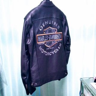 ハーレーダビッドソン(Harley Davidson)の本革ジャケット(Harley Davinson)美品(ライダースジャケット)