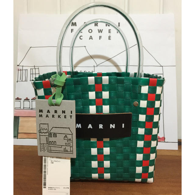 Marni - 国内百貨店購入正規品マルニ フラワーカフェピクニックバッグ ...