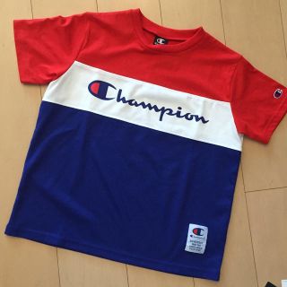 チャンピオン(Champion)の新品♡チャンピオン配色ロゴTee♡150(その他)