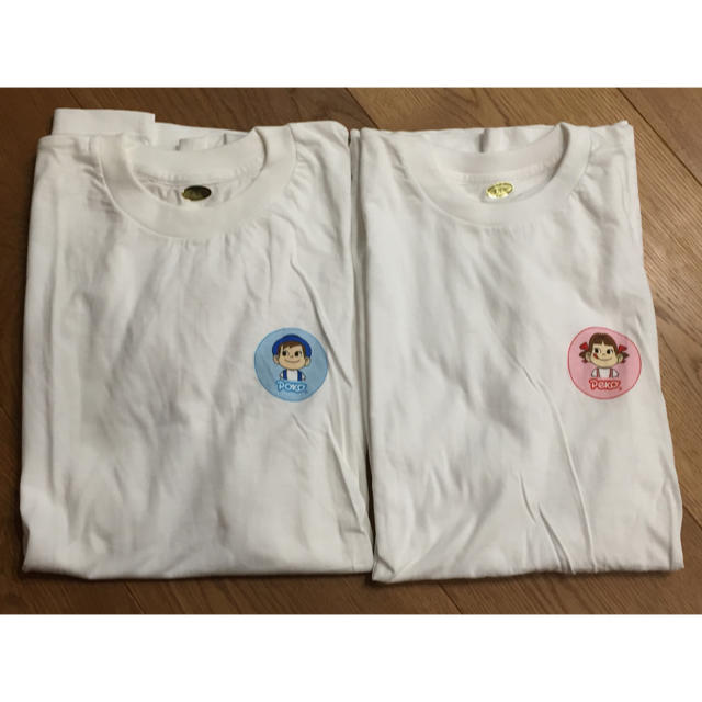 不二家(フジヤ)のまゆたん様専用 不二家 【 ペコちゃん ポコちゃん 】 Tシャツ エンタメ/ホビーのコレクション(ノベルティグッズ)の商品写真