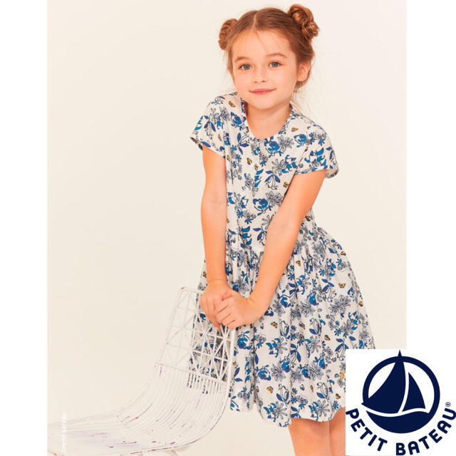 PETIT BATEAU(プチバトー)の【ゆん様専用】6ans  キッズ/ベビー/マタニティのキッズ服女の子用(90cm~)(ワンピース)の商品写真