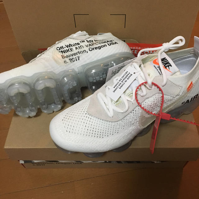 Whiteホワイトサイズ27cm Nike off-white air vapormax fk 白