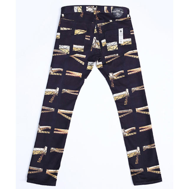 SHAREEF GRAPHIC PRINT SKINNY PANTS 2