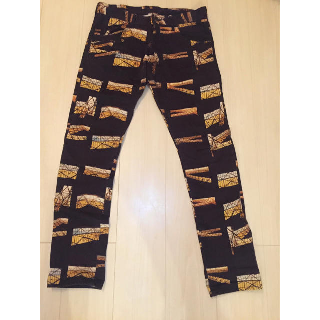 SHAREEF GRAPHIC PRINT SKINNY PANTS 3