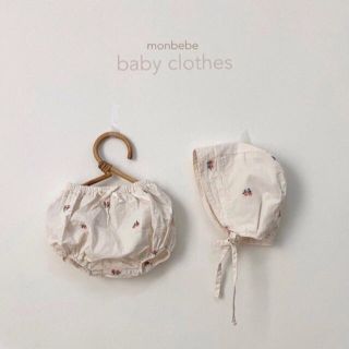 セール中！ 韓国子供服 monbebe 刺繍ブルマ(その他)