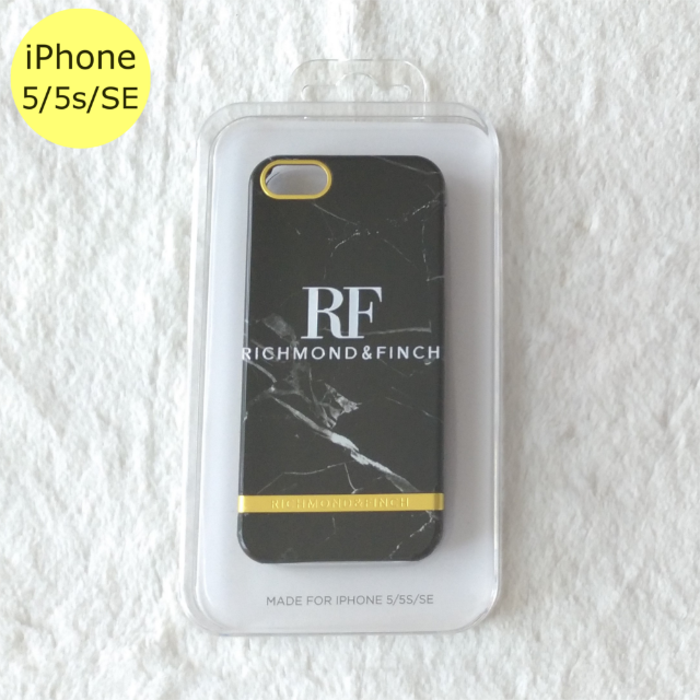 iphone8plus ケース エルメス | Richmond & Finch マーブル iPhone5/5s/SEケース 黒の通販 by Pochi公's shop｜ラクマ