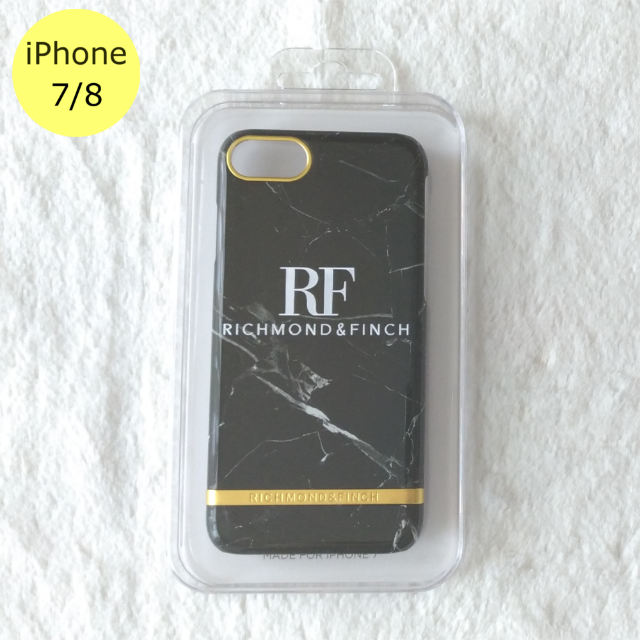 Richmond & Finch マーブル iPhone7/8ケース 黒の通販 by Pochi公's shop｜ラクマ