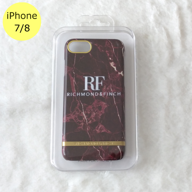 iphoneケース デザイン | Richmond & Finch マーブル iPhone7/8ケース レッドの通販 by Pochi公's shop｜ラクマ