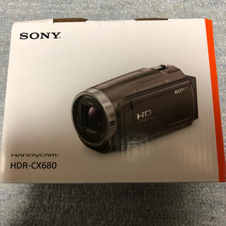 ソニー(SONY)の【新品未開封】SONY HDR-CX680 ビデオカメラ ブラウン(ビデオカメラ)
