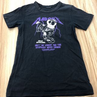 オイル(OIL)の黒Tシャツ オイルクロージング140㌢(Tシャツ/カットソー)