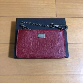 ドルチェアンドガッバーナ(DOLCE&GABBANA)のDOLCE&GABBANA ドルガバ 小銭入れ 赤 正規品(コインケース/小銭入れ)