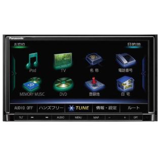 パナソニック(Panasonic)のスズキ純正 7インチ 一体型フルセグ カーナビ 99000-79BM6(カーナビ/カーテレビ)